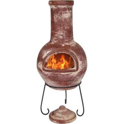 Gardeco Colima Large Red Mexican Chimenea