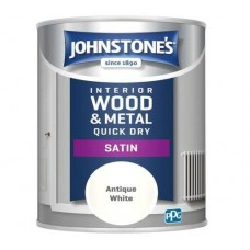 Johnstones Quick Dry Satin 750ml - Antique White