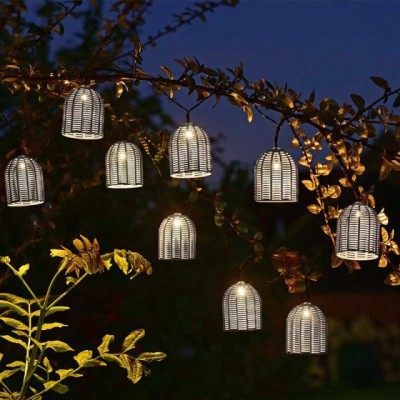 10 Faux Rattan String Lights