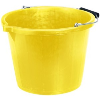 Contractors Bucket Yellow 14.8 Ltr capacity