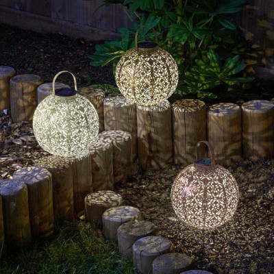 Damasque Lantern-Gold