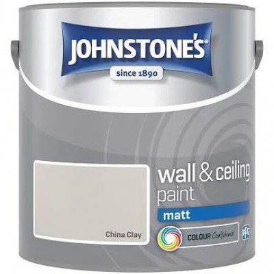 Johnstone's China Clay Matt 2.5L Johnstone's China Clay Matt 2.5L