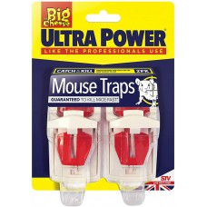 Ultra Power Mouse Traps Ready Baited x2 pack