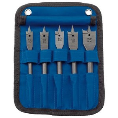 5PC FLAT WOOD BIT SET