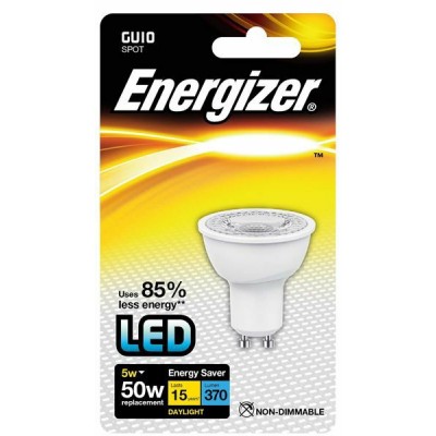 LED GU10 345Lumen 4.2W 6500K Daylight Bulb