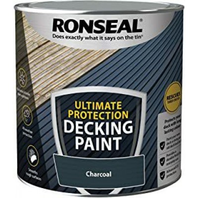 Ronseal Ultimate Protection Decking Paint Charcoal 2.5L Ronseal Ultimate Protection Decking Paint Charcoal 2.5L