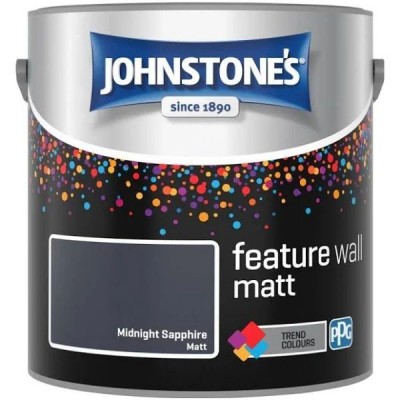 Johnstone's Midnight Sapphire Feature Wall Matt 2.5L Johnstone's Midnight Sapphire Feature Wall Matt 2.5L