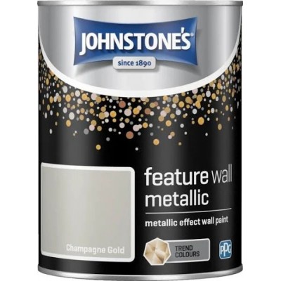 Johnstone's Champagne Gold Metallic 1.25L Johnstone's Champagne Gold Metallic 1.25L