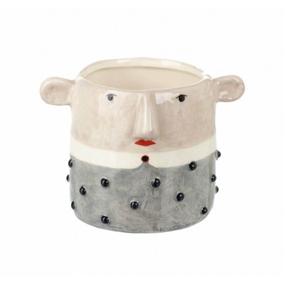 Norman Planter Grey Ceramic H110x155mm