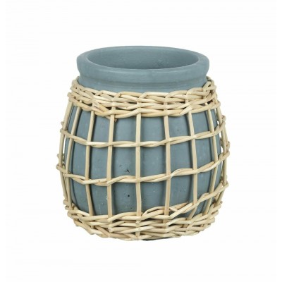 Adalyn Planter grey/nat 130x130mm