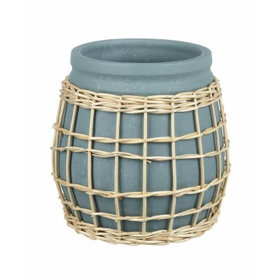 Adalyn Planter Grey/Nat 190x180mm