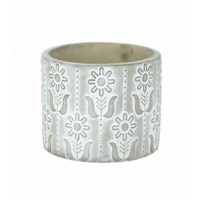 Sunflower Grey Planter 90x110mm