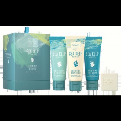 Scottish Fine Soaps Sea Kelp Gift Set 3x75ml Tubes Scottish Fine Soaps Sea Kelp Gift Set 3x75ml Tubes