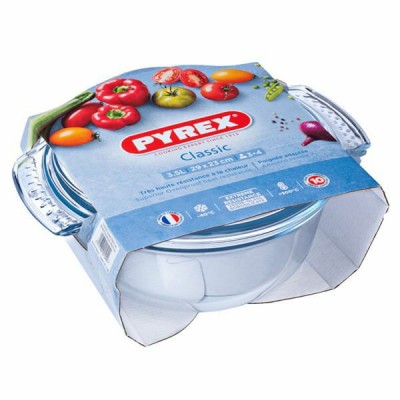 Pyrex Classic 3.5L Round Casserole Easy Grip