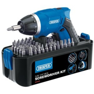 Cordless Screwdriver Kit 3.6v