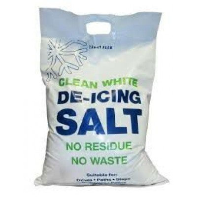 White Winter Salt For Ice & Snow
