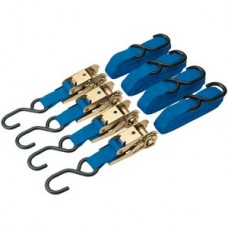 375kg Ratcheting Tie Down Strap Set (4 Piece)