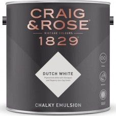 Craig & Rose 1829 CHalky Emulsion Dutch White 2.5L