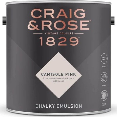 Craig & Rose 1829 Chalky Emulsion Camisole Pink 2.5L