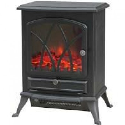 Electric Stove Led Log Flame Effect 2 Heat Settings