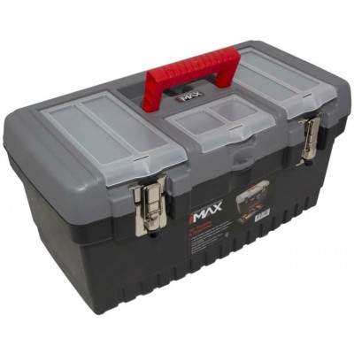 Hilka 19-Inch Toolbox and Organiser - Black/Grey