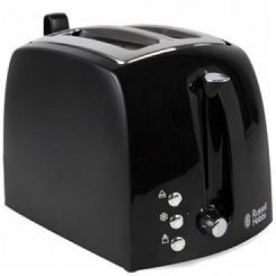 Russell Hobbs Texture Plus 2 Slice Black Toaster