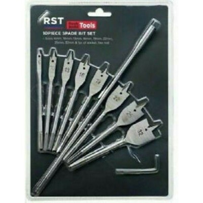 10 Piece Spade Bit Set