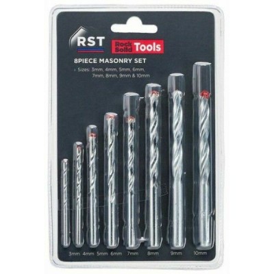 8 Piece Masonry Bit Set