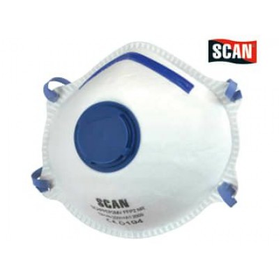 Moulded Disposable Mask Valved FFP2 Protection Pack 3