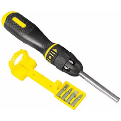 Multibit Ratchet Screwdriver with 10 Bits