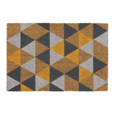 Latex Coir Door Mat - Geo