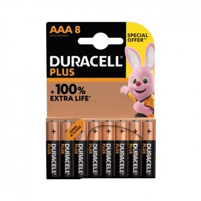 Duracell AAA Battery 8 Pack