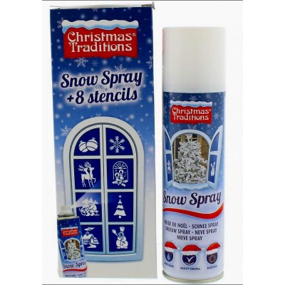 Snow Spray and Stencils