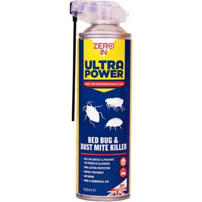 Zero In Ultra Power Bed Bug & Dust Mite Killer 500ml