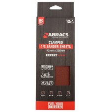 Orbital Clamped Sander Sheets 93 x 230mm 80g