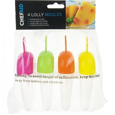4 Lolly Moulds