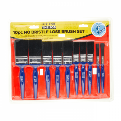 No Bristle Loss Brush Set - 10 Pieces