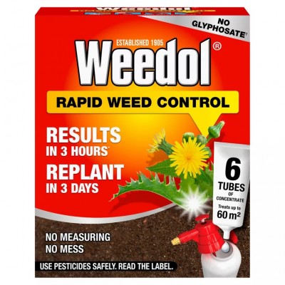 Weedol Rapid Concentrate 6 Tubes