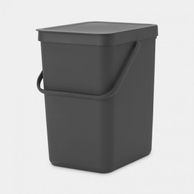 Sort & Go Waste Bin 25 Litre - Grey