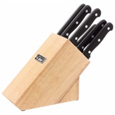 Judge Sabatier Knife Block Wood 7 Piece