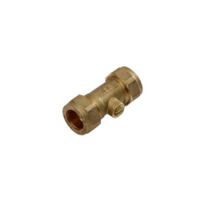 SupaPlumb Isolating Valve Brass Pack 10 15mm