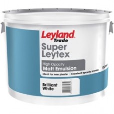 Leyland Trade Super Leytex Matt 10L Brilliant White Leyland Trade Super Leytex Matt 10L Brilliant White