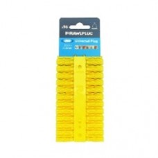 Universal Plugs Yellow Card 96