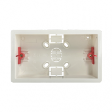 Dencon 2 Gang Dry Lining Box. 36mm Deep Skin Packed