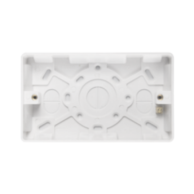 Securlec 2 Gang Pattress Box 35mm