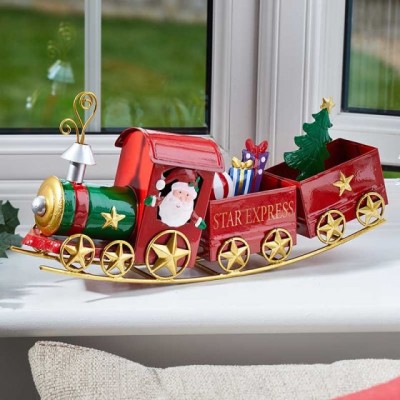 All Aboard! Santas Star Express Train Set