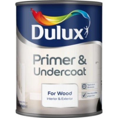 Dulux Primer Undercoat for Wood White 750ml