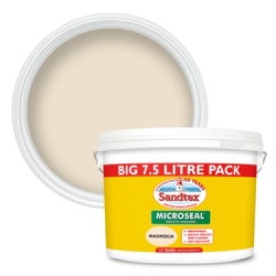 Sandtex Smooth Masonry Paint Magnlia 7.5Ltr