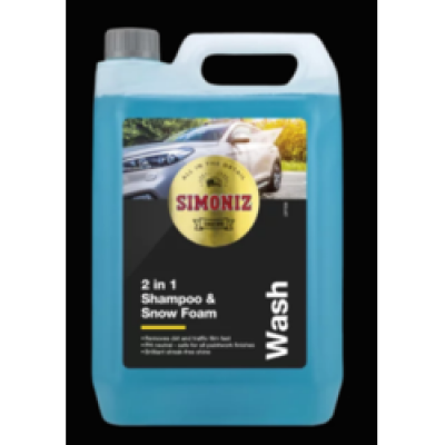 Simoniz 2 in 1 Shampoo & Snow Foam 5L