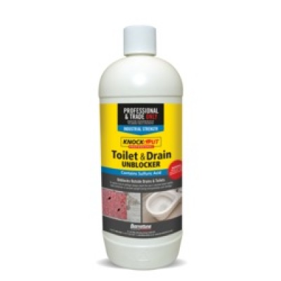 KNOCK-OUT TOILET & DRAIN UNBLOCKER